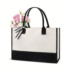 Bolsas de Lona Personalizadas para la Playa, Regalo para Damas de Honor, Bordadas con Iniciales, con Logotipo Impreso Personalizado - Product Image 6