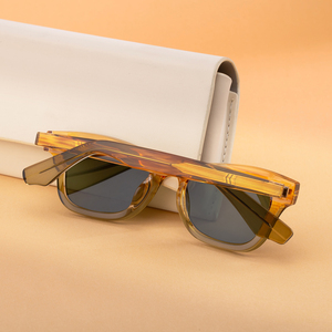 Lunettes de soleil Partagas de créateur, avec logo personnalisé, monture œil de chat, branches à clipser, protection UV400, pour femmes et hommes - Product Image 4