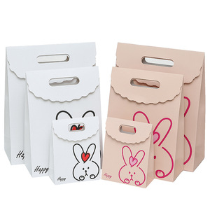 <span class=keywords><strong>Sac</strong></span> cadeau pour magasin <span class=keywords><strong>de</strong></span> détail, logo personnalisé, écologique, biodégradable, <span class=keywords><strong>sac</strong></span> cadeau pour la fête des enfants, lapin mignon, <span class=keywords><strong>sac</strong></span> cadeau d'anniversaire - Product Image 4