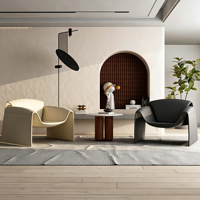 Fauteuil d'appoint moderne en velours, rembourré en éponge douce, avec assise en tissu et pieds en bois, idéal pour salon, chambre ou bureau