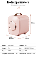 Fabricant à bas prix personnalisation personnelle 10L beauté soins de la peau cosmétiques réfrigérateur musique intelligente table basse mini réfrigérateur