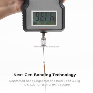 Extensions de <span class=keywords><strong>cheveux</strong></span> en kératine naturelle de qualité supérieure, pointes nano, double trame, vierges, 100% cuticule complète, Remy, couleur personnalisée - Product Image 2