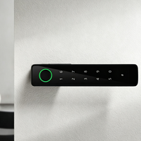Serrure électronique intelligente haut de gamme, sécurité de niveau C, empreinte digitale, mot de passe, carte IC, application Tuya, déverrouillage à distance pour plusieurs types de portes