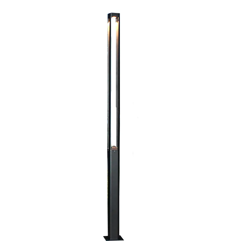 Top Led Morden Outdoor Lighting Post Aluminum IP65 Garden lamp post Street Parking Lot Light Pole Bollard Light