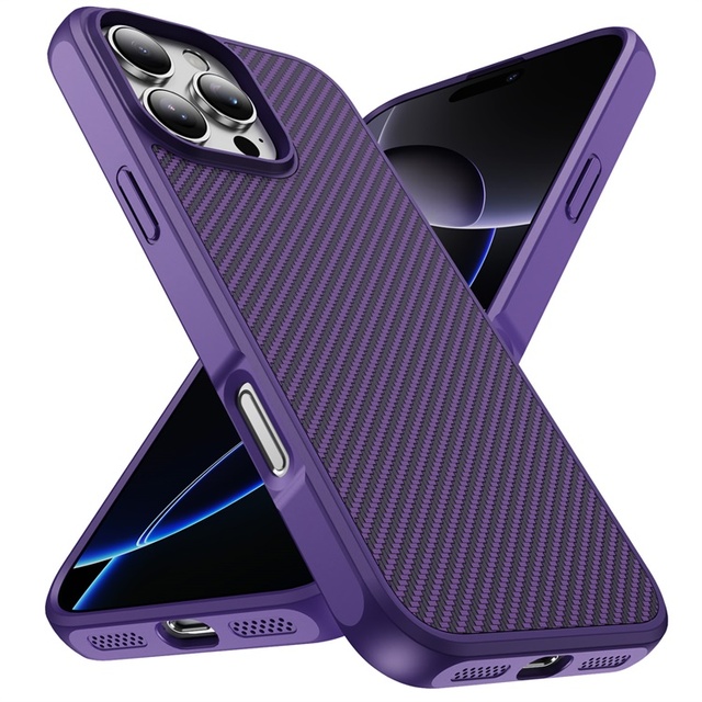 Good Quality Carbon Fiber Pattern Phone case for iPhone 16 Pro Max case Magnetic Back Cover for iPhone 17 Air 15 14 13 Pro Max