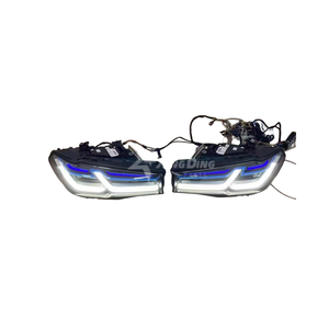 Para <span class=keywords><strong>BMW</strong></span> 5 Series <span class=keywords><strong>535</strong></span> 540 <span class=keywords><strong>F10</strong></span> renovar actualizado los nuevos parachoques delantero y trasero G30 con faros de rejilla y luces traseras - Product Image 2