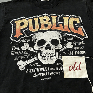 Camiseta de manga larga para hombre, estilo vintage, con efecto desgastado, estampado digital personalizado, lavado ácido, gráfico, talla grande, para primavera - Product Image 2