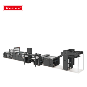 Machine de décision de cahier d'exercices entièrement automatique avec empileur et convoyeur LK-1020 AFG - Product Image 1