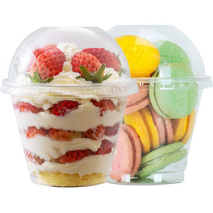 Factory Wholesale Transparent Clear PET Plastic U <b>Cups</b> 250/360/400ml Silk Screen Printing for <b>Cold</b> Drinks Ice Cream Milktea - Product Image 1