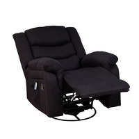 Fauteuil inclinable électrique à gravité zéro avec fonction pivotante, chaise de salon VIP à roulettes, fauteuil simple rembourré vibrant