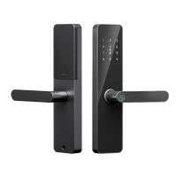 Cerradura Inteligente para Puerta con Huella Dactilar, Contraseña y Control Remoto por Aplicación, Cerradura Electrónica para Apartamentos