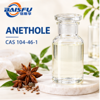 Anethol Kemurnian Tinggi CAS 104-46-1 Trans-Anethol 99% Bahan Perisa Alami untuk Penggunaan Makanan, Pewangi, dan Kosmetik