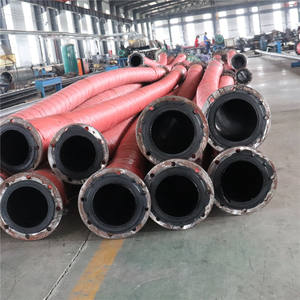 8インチ6インチ20ft鉱山ゴム浚渫ホースフレキシブル水吸引ホースカスタム切削サービス付き - Product Image 2