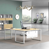 Ensemble de bureaux modulaires modernes pour plans ouverts, idéal pour la maison, l'hôtel, l'hôpital, l'atelier, les bureaux, l'école, avec banc partagé et rangement intégré