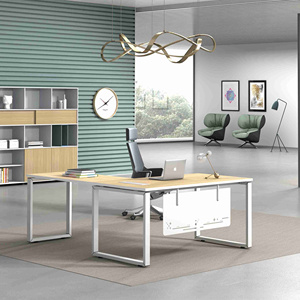 Set di Scrivanie Modulari Moderne per Uffici Open Space, Casa, Hotel, Ospedale, Officina, Scuola, Design con Panca Condivisa e Spazio di Archiviazione - Product Image 3