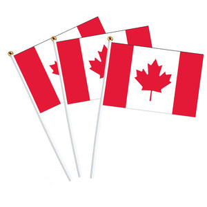 Bán Buôn 14*21Cm Nhỏ Cầm Tay Quốc Gia Cờ Thanh <span class=keywords><strong>Polyester</strong></span> Quốc Gia Cờ Cho Lễ Hội Cuộc Diễu hành Khuyến Mãi - Product Image 1