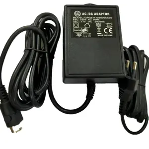 Adaptor daya linier Adaptor Desktop kelas 2, US UK EU JP Plug AC 230V 50Hz AC 17V 15V 1A 2A