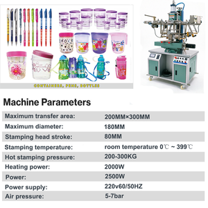 เครื่องปั๊มความร้อนกึ่งอัตโนมัติควบคุมด้วย PLC รุ่นใหม่ สำหรับระบบปั๊มร้อนบนขวด แก้ว หลอด และภาชนะ - Product Image 2