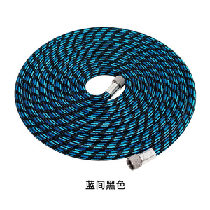 Manguera trenzada para aerógrafo, 3 metros, azul y negro, conector de 8 puntos a 8 puntos, tubo para pintura artística - Product Image 1