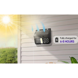 Lámpara <span class=keywords><strong>solar</strong></span> insecticida para exteriores IP65, repelente de mosquitos con descarga eléctrica, patio, iluminación de jardín, repelente para mosquitos - Product Image 3