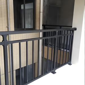 Barandilla <span class=keywords><strong>de</strong></span> Balcón Moderna con Recubrimiento en Polvo Antioxidante, Barandillas <span class=keywords><strong>de</strong></span> Acero Galvanizado con 5 Años <span class=keywords><strong>de</strong></span> Garantía <span class=keywords><strong>para</strong></span> Terrazas Costeras Resistentes a Huracanes - Product Image 5