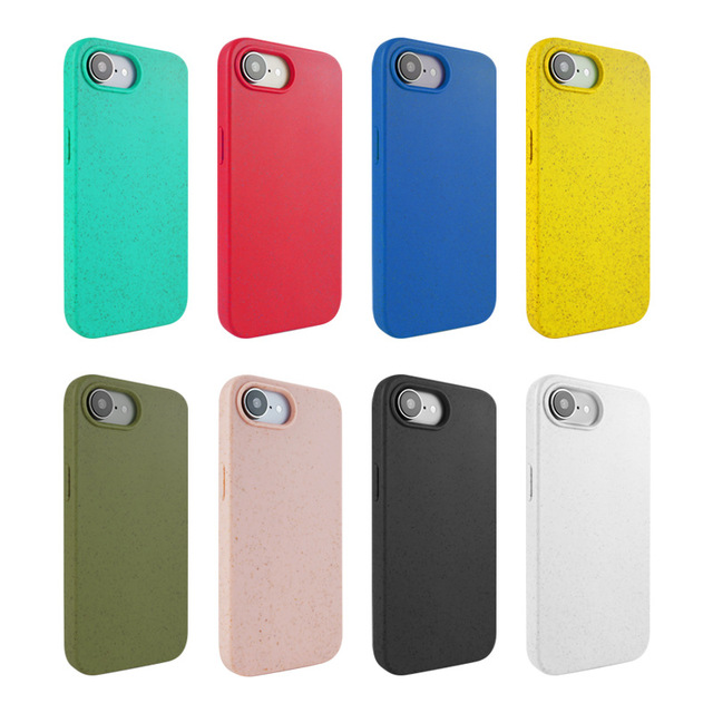 Wholesale Custom Logo Recycled Compostable TPU+PC UV Painted Shatter Proof Bio Degradable Matte Back Cover for 7/8/X/XS/XR