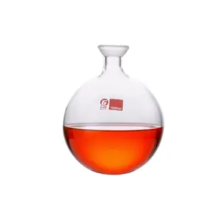 Botol penerima evaporator putar/flask bawah bulat giling bola