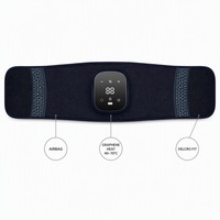 Ceinture de massage chauffante en graphène pour le bas du dos, 40-70 degrés, 7 niveaux de température, soin lombaire
