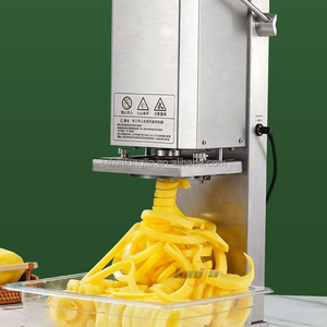 XINLONGJIA Cortador de <span class=keywords><strong>Patatas</strong></span> en Espiral de Acero Inoxidable Ajustable, Máquina para <span class=keywords><strong>Patatas</strong></span> Fritas <span class=keywords><strong>Rizadas</strong></span>, 3-10 Mm - Product Image 2