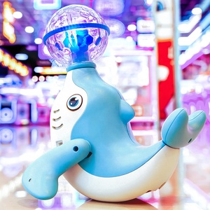 Novedades, Juguetes Sensoriales Divertidos para Bebés, Juguete Eléctrico Giratorio con Música y Luz, Juguetes de Delfines para Bebés - Product Image 5