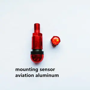 Valve de pneu sans chambre à air en aluminium chromé TPMS tr525 - Product Image 2