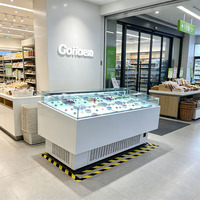 Vitrine Réfrigérée Commerciale Ouverte 220 V pour Gâteaux, Sandwichs et Pâtisseries – Équipement de Boulangerie