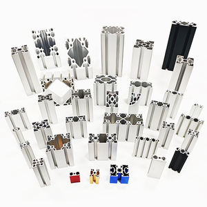 Алюминиевый экструзионный профиль серии 3030F, 6000, светодиодный, с ЧПУ, анодированный угол 6000, с черными серебряными дверями, гибкой резкой штамповкой - Product Image 4