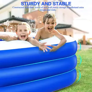 Nova piscina inflável personalizada para área externa, parque infantil, piscina