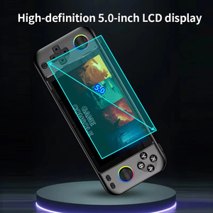 Console de jeu portable R900 avec écran IPS de 5,0 pouces, système Linux, puce RK3128, 15000 jeux intégrés, appareil de jeu rétro, Consola 3500mAh - Product Image 5