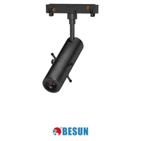 Projecteur de contour sur rail à large encadrement pour éclairage de musée et de galerie d'art LED 10W à haut indice de rendu des couleurs