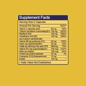 Suplemento de CoQ10 Multivitamínico de Marca Privada en Cápsulas Blandas, Apoya la Salud Cerebral, Mejora el Sistema Inmunitario, Complejo de Vitamina <span class=keywords><strong>B</strong></span> en Cápsulas Blandas - Product Image 2