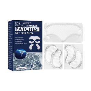 Parches Faciales para <span class=keywords><strong>Arrugas</strong></span> de Marca Privada East Moon Wholesale para Hombres, Atenúan las Líneas Finas, Suavizan la <span class=keywords><strong>Frente</strong></span>, Reafirman y Levantan - Product Image 1
