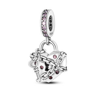 Perles pendentifs breloques thème océan (Dauphin, Baleine) en <span class=keywords><strong>argent</strong></span> sterling plaqué, zircon taille rose, sertissage en canal, unisexe, pour <span class=keywords><strong>bracelet</strong></span> DIY - Product Image 6