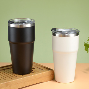 स्टेकयोग्य 304 डबल लेयर 20 औंस वाहन इन्सुलेशन गोर्डे धातु यात्रा कॉफी मग स्टेनलेस स्टील थर्मोस कप - Product Image 6