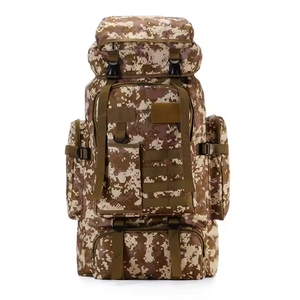 Expédition immédiate Sac à dos tactique 70L Matériel imperméable 900d Toile tendance Fermeture éclair pour hommes pour la randonnée le camping - Product Image 3