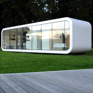 Maisonnette mobile à installation rapide, cabane de luxe préfabriquée, appartement conteneur modulaire, hôtel avec cuisine - Product Image 2