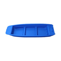 Bateau de pêche en PE moulé par soufflage, épaissi, résistant aux chocs, durable, avec coque stable et étanche, vente en gros, fabricant