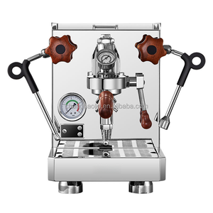 Máquina de Espresso de Doble Caldera de Alta Resistencia, Cuerpo de Acero Inoxidable, Espumador de Leche de Alto Rendimiento, Máquina de Café Semiautomática - Product Image 3