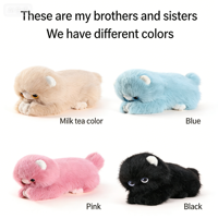 Ours en peluche intelligent compagnon émotionnel |   Poupée IA Mirumi Style avec capteur de mouvement corporel et fourrure réaliste