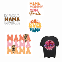 Film de transfert DTF 11 pouces « Meilleure Maman » pour la Fête des Mères, autocollant de transfert Plastisol, impressions DTF pour T-shirts à presser à chaud