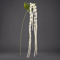 Tige artificielle de plantes suspendues Amarante blanches et vertes en cascade pour la décoration de mariages, de maisons et d'événements