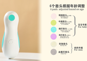 Cortauñas Eléctrico Inteligente y Automático para Bebés, Set de Cortador de Uñas para Manicura - Product Image 2