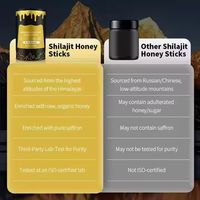Prix de gros 30 bâtonnets de résine de Shilajit naturel de l'Himalaya, miel stimulant l'immunité, vitamines de Shilajit pur naturel