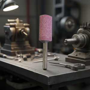 Zylindrisches Keramik-Schleifrad 32x32 mm mit 6 mm Schaft für Präzisionsschleifen - Product Image 3